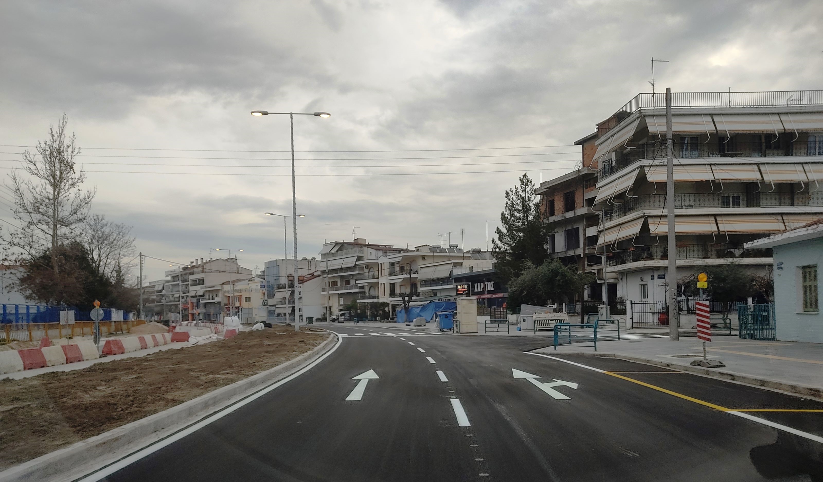 Συνεχίζονται τα έργα σε Ηρώων Πολυτεχνείου - Βόλου